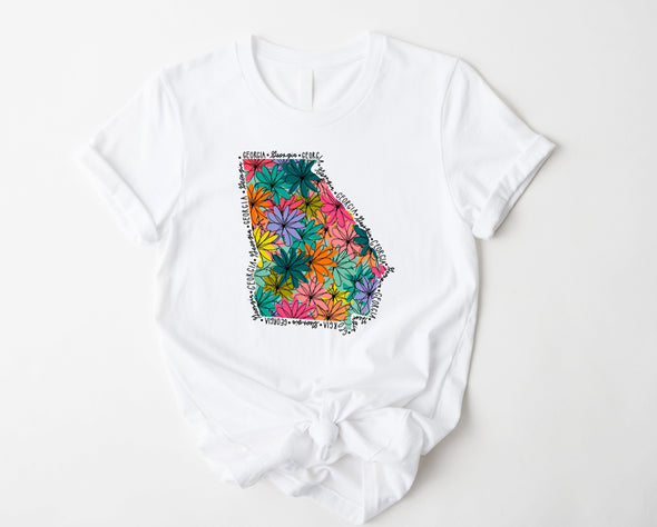 Georgia Floral Graphic Tee