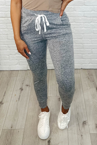 Giving The Run Around Joggers in Gray