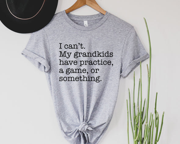 Grandkids, I Can't Graphic Tee and Hoodie