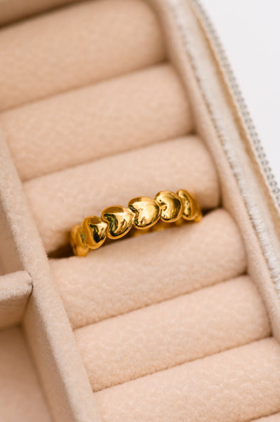 Hearts On Hearts Ring