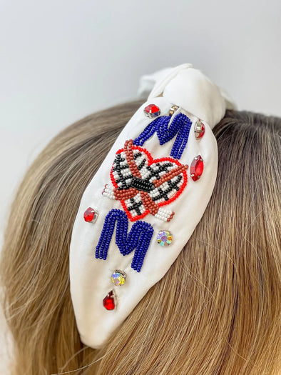 PREORDER: Hockey Mom Embellished Headband