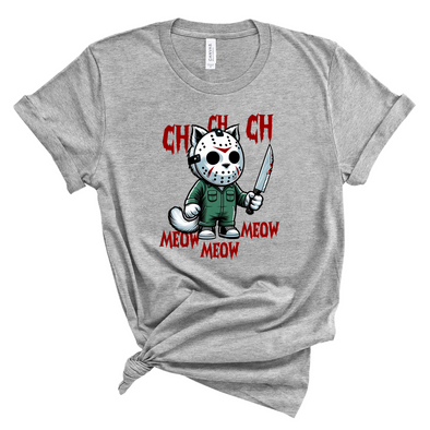 Horror Kitty Mask Graphic Tee