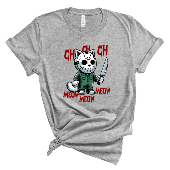 Horror Kitty Mask Graphic Tee