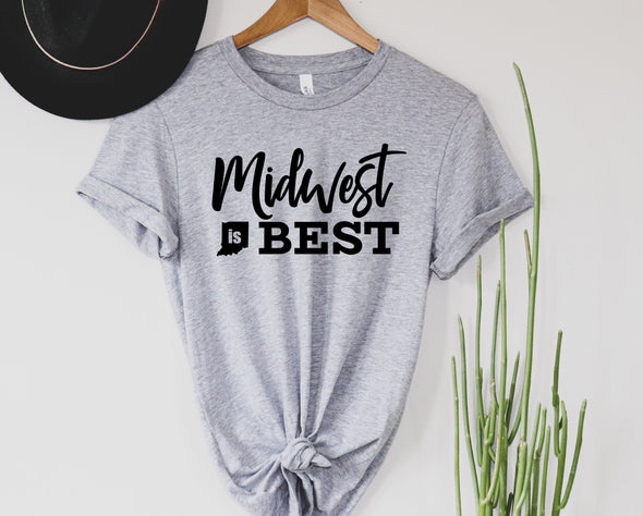 IN Midwest Is Best Graphic Tee