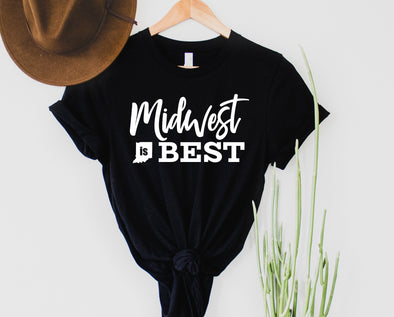 IN Midwest Is Best Graphic Tee