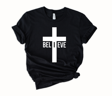 Believe Cross Graphic Tee