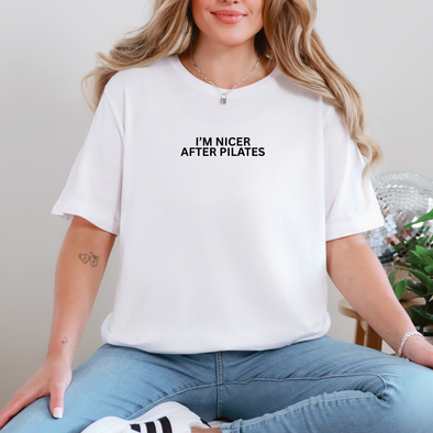 I'm Nicer After Pilates Graphic Tee
