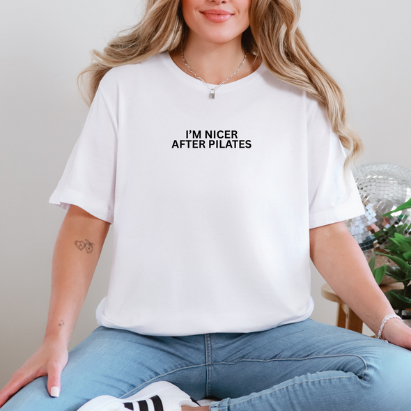 I'm Nicer After Pilates Graphic Tee