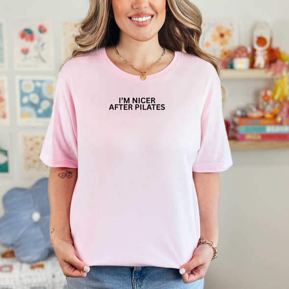 I'm Nicer After Pilates Graphic Tee
