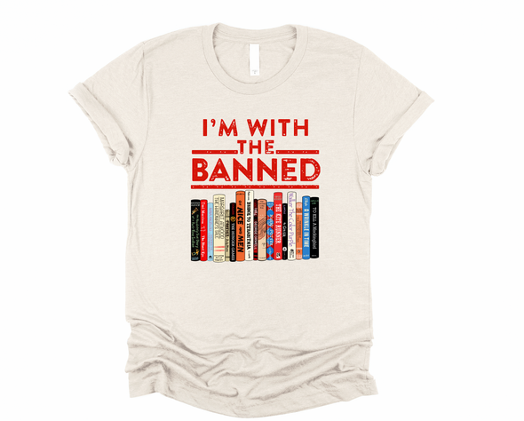 I'm With The Banned Graphic Tee