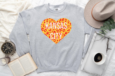 Leopard Kansas City Graphic Tee and Sweatshirt