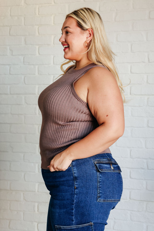 Let Me Hear It Ribbed Sweater Tank