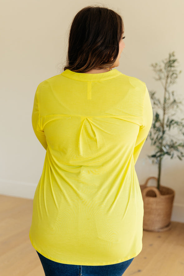 Lizzy Top In Neon Yellow