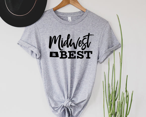 ND Midwest Is Best Graphic Tee