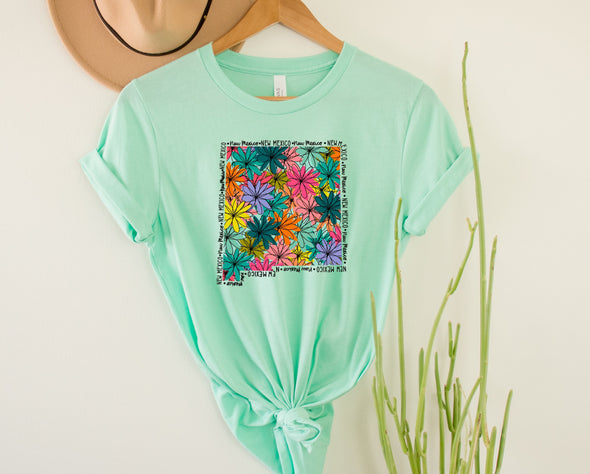 New Mexico Floral Graphic Tee