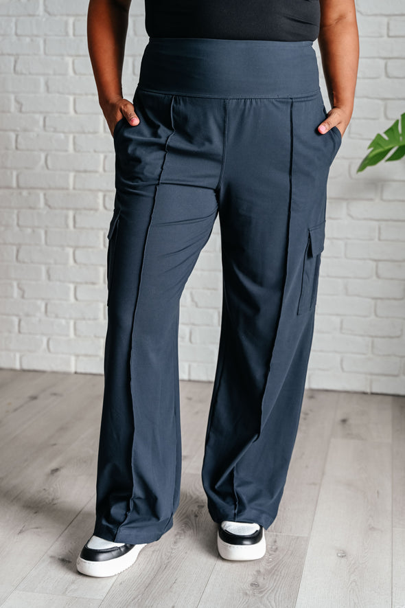 Race To Relax Cargo Pants in Nocturnal Navy