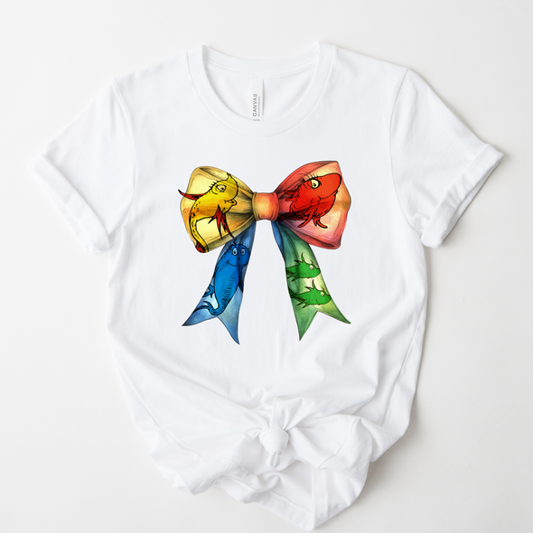 Red Fish Blue Fish Coquette Graphic Tee