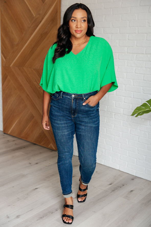 Set The Expectation V-Neck Top