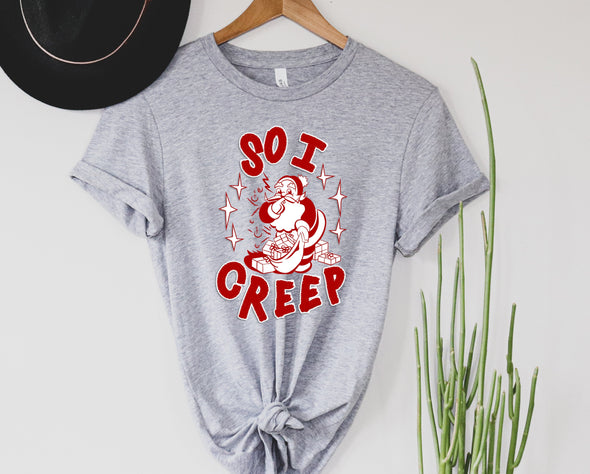 So I Creep Christmas Graphic Tee