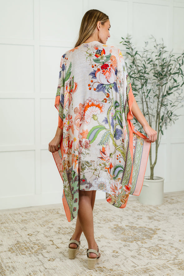 Tide To Me Open Front Kimono