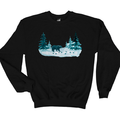 Bear Winter Graphic Sweatshirt