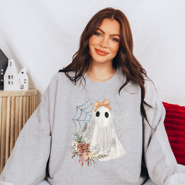 Vintage Lace Ghost Sweatshirt
