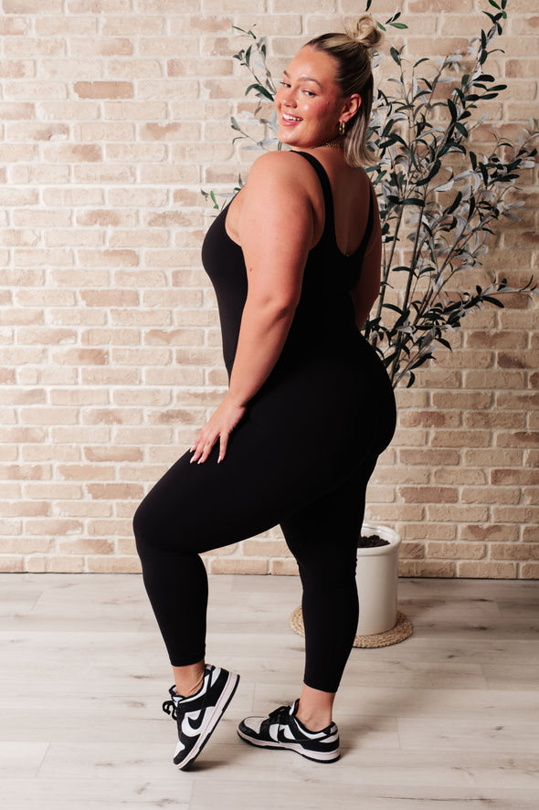 Way To Push Active Bodysuit in Black