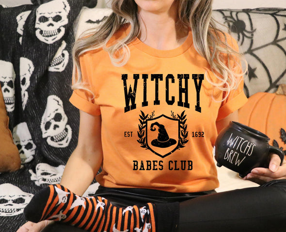 Witchy Babes Club Graphic Tee and Sweatshirt