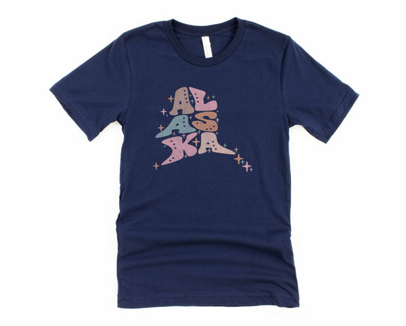 Pastel Alaska Graphic Tee and Sweatshirt