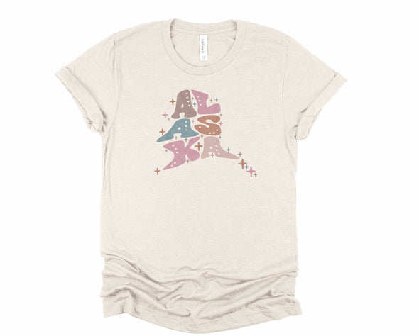 Pastel Alaska Graphic Tee and Sweatshirt