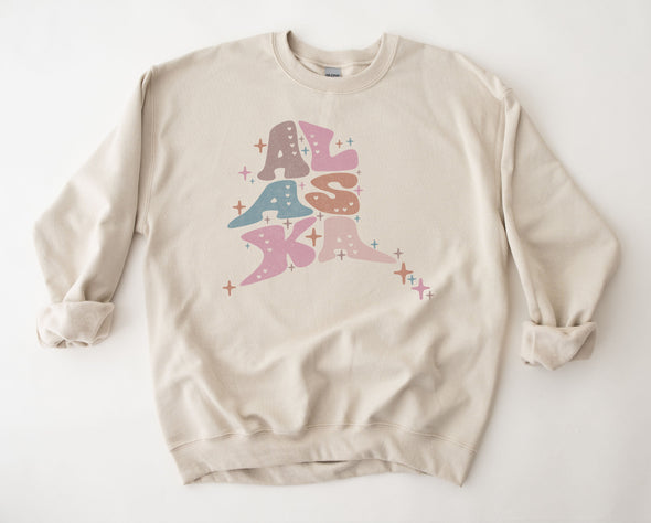 Pastel Alaska Graphic Tee and Sweatshirt