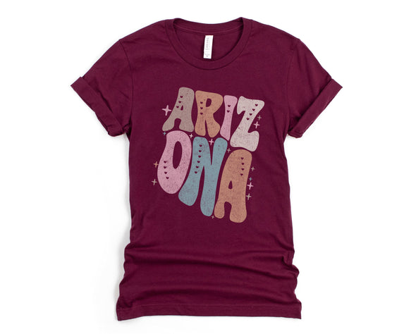 Pastel Arizona Graphic Tee and Sweatshirt