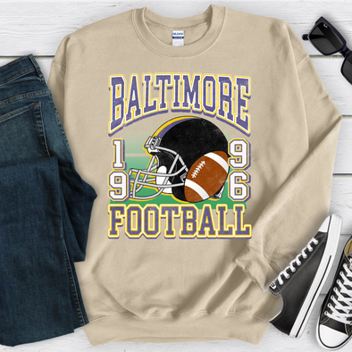 Baltimore Retro Football Sweatshirt