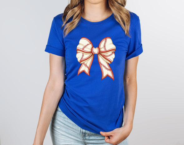 Baseball Bow Graphic Tee