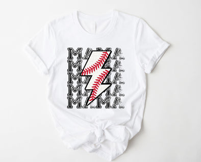 Baseball Mama Bolt Graphic Tee