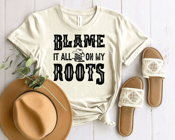 Blame It On My Roots Graphic Tee