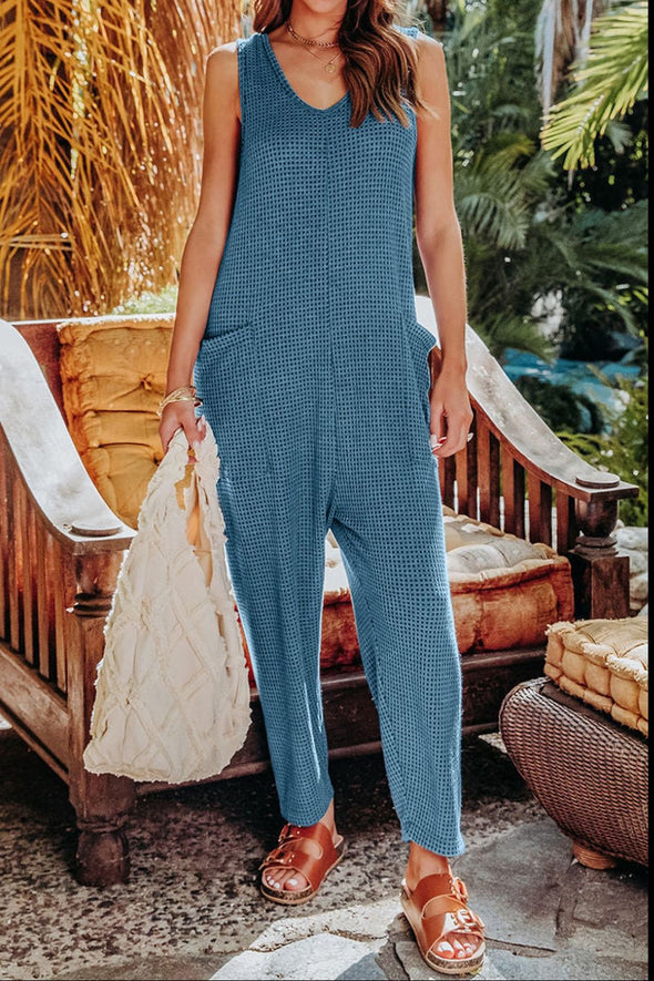 Double Take Sleeveless Straight Jumpsuit