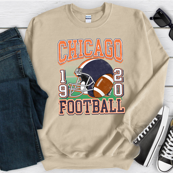 Chicago Retro Football Sweatshirt