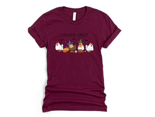 Chicken Sheet Graphic Tee and Sweatshirt