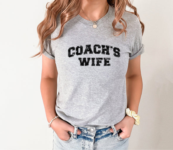 Coach's Wife Graphic Tee and Sweatshirt