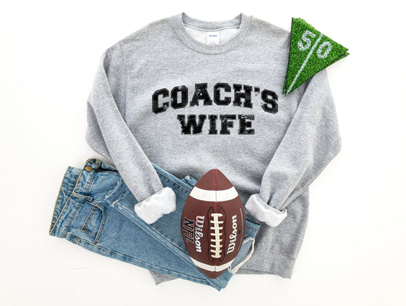 Coach's Wife Graphic Tee and Sweatshirt