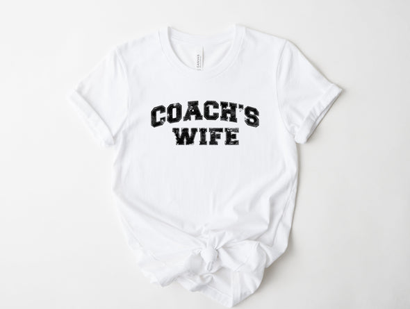 Coach's Wife Graphic Tee and Sweatshirt