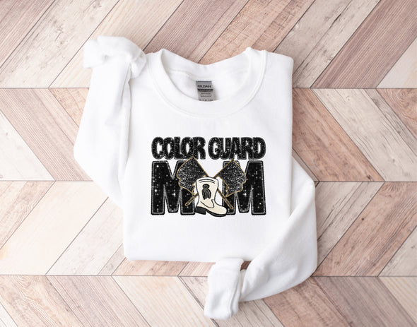 Color Guard Bling Graphic Tee and Sweatshirt