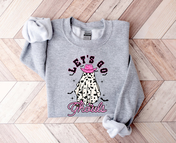 Cowboy Lets Go Ghouls Graphic Tee and Sweatshirt