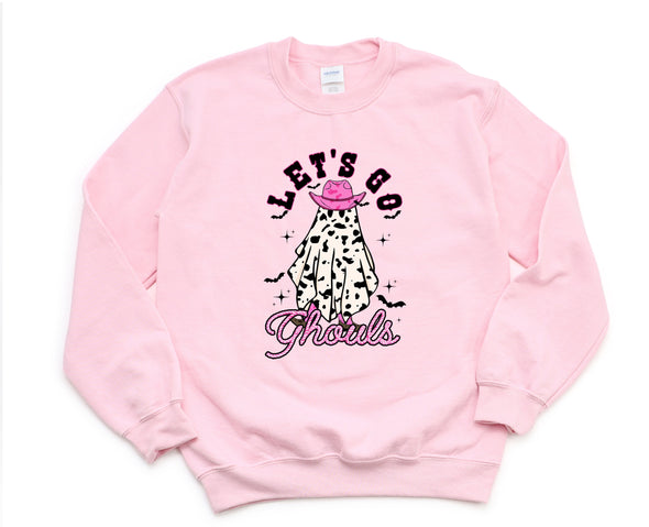Cowboy Lets Go Ghouls Graphic Tee and Sweatshirt