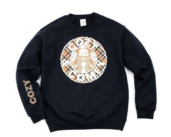 Comfy & Cozy Graphic Sweatshirt