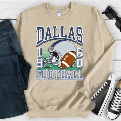 Dallas Retro Football Sweatshirt