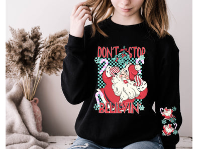 Don't Stop Believin Graphic Sweatshirt