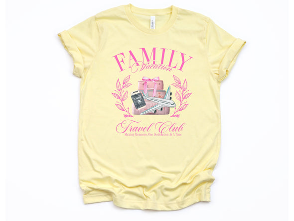 Family Vacation Social Club Graphic Tee