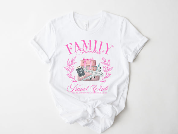 Family Vacation Social Club Graphic Tee